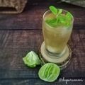Cooksnap Norashikin Rahmat semasa beliau membuat Sirap Lemon Mint.