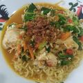 Cooksnap dari yustinasareng untuk resep Mie tek tek kuah indomie