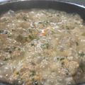 El cooksnap de Maria Jose Gonzalez cuando hizo Albóndigas.