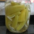 El cooksnap de Maria Juarez cuando hizo Ajíes en conserva con vinagre.