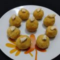 Sapna sharma का कुकस्नैप जब उन्होंने बेसन का लड्डू (Besan Ka Laddu recipe in Hindi) बनाया था।