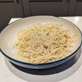 Matthew J Williams's cooksnap of when they made Spaghetti cacio e pepe.