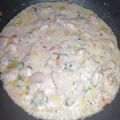 El cooksnap de Dis villa cuando hizo Pollo a la reina.