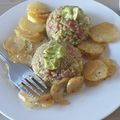 El cooksnap de Dani Del Pino cuando hizo Timbal de quinoa y palta.