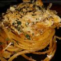 Michelle's cooksnap of when they made Ray's Game Day Chili Spaghetti Cups.