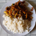 El cooksnap de fernando pintado cuando hizo Lomo saltado.