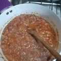 El cooksnap de eduardo cuando hizo Salsa bolognesa.
