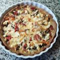Cooksnap από Μανουλι.. στη συνταγή Αλμυρή τάρτα με πιπεριές και μανιτάρια αλά κρεμ