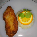 El cooksnap de Yubiri Blanco cuando hizo Milanesas de pavo con arroz a la naranja.