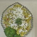 Pina Mandaliya's cooksnap of when they made હૈદરાબાદી ગ્રીન બીરિયાની (Hyderabadi Green Biriyani Recipe In Gujarati).