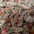 El cooksnap de Soledad Zufiria cuando hizo Hígado salteado.