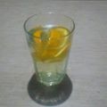 El cooksnap de Lady Marmalade cuando hizo Agua de naranja y hierbabuena, para ayudar a la digestión.