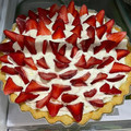 El cooksnap de Luli Mira cuando hizo Tarta de frutilla con crema chantilly y dulce de leche!! 🍓🤤.