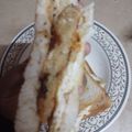 Adeya's cooksnap of when they made Alo cutlet sandwich.