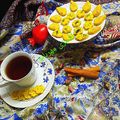 کوک اسنپ مهربانو بعد از امتحان کردن شیرینی عسلی بدون پخت.