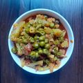 Hema Wane's cooksnap of when they made फ्लावर मटार भाजी (flower matar bhaji recipe in marathi).