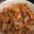 Surmanné Kaldenekker Zsuzsi Cooksnap-ja, amikor elkészítette a(z) Zöldborsós sertésragu receptet.
