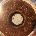 El cooksnap de Jimena González cuando hizo Chocoflan.