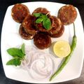 Smruti Rana's cooksnap of when they made Yam kabab.