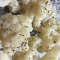 El cooksnap de Melina Di Rosa cuando hizo Ensalada de coliflor.