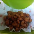 El cooksnap de Joanna Concha cuando hizo Aperitivo: Camarones apanados con Panko y Sésamo.