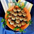 il Marcella Sweetly Elvie quando ha preparato Polpette di merluzzo, olive e capperi con purè di ceci