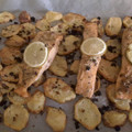 El cooksnap de Oscar Anton cuando hizo Salmón al horno.