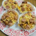 Cooksnap Haslizah Puteh semasa beliau membuat Mini Pizza Maggie.