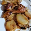 El cooksnap de Lore Vb cuando hizo Pollo al horno con ciruelas y manzana.