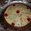 El cooksnap de Sara Pany cuando hizo Tarta de chocolate y frambuesas.