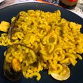 El cooksnap de Sarita Rodríguez Santos cuando hizo Fideuá de pollo.