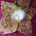 Neelima Mishra का कुकस्नैप जब उन्होंने पनीर पराठा (paneer paratha recipe in hindi) बनाया था।
