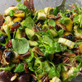 El cooksnap de María del Prado Rodríguez Ramos cuando hizo Ensalada veraniega de mango y arándanos.