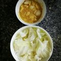 Cooksnap của Thùy Như khi họ làm theo món Bắp cải luộc chấm nước mắm trứng dằm