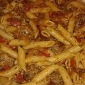 Romainia's cooksnap of when they made Stacy's Italian Sausage Pasta.