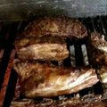 El cooksnap de Mario H. Davi cuando hizo Bondiola rellena a la parrilla.