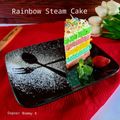 Cooksnap dari Nurul Hikmah untuk resep Steam Rainbow Cake 4 Telur