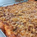El cooksnap de Espinar cuando hizo Coca de hojaldre rellena de chicharrones.