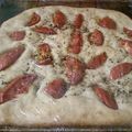 El cooksnap de UP Interiores cuando hizo Focaccia toscana.
