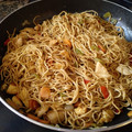 El cooksnap de Angela Mariscal Sabater cuando hizo Fideos chinos.