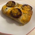 El cooksnap de Eduardo Agudo Alba cuando hizo Focaccias al romero con mozzarella, salchichón y lascas de Emmental.