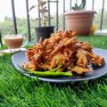 Chandni Kevin Bhavsar 's cooksnap of when they made કાંદા ભજી (Onion Bhaji Recipe In Gujarati).