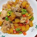庭秀 的 毛豆雞腿炒地瓜 cooksnap