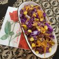 کوک اسنپ نیره اعظم زنجانی بعد از امتحان کردن سالاد کلم بنفش و لوبیا چیتی 😇.