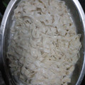 El cooksnap de Pato cuando hizo Fideos caseros con tuco y alitas de pollo.
