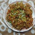 Parul Manish Jain का कुकस्नैप जब उन्होंने चाइनीज भेल (Chinese bhel in Hindi) बनाया था।