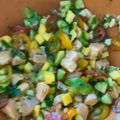 Cooksnap de Aureliana quando cozinhou Ceviche de salmão marinado em limão e lima 🍋.