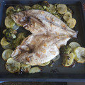 El cooksnap de basiliolmo cuando hizo Dorada al horno.