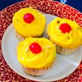 Suchi Shah's cooksnap of when they made મેંગો કપ કેક(mango cupcake  recipe in gujarati).