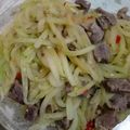 Cooksnap dari Momy Erza untuk resep Tumis pepaya muda daging sapi pedas